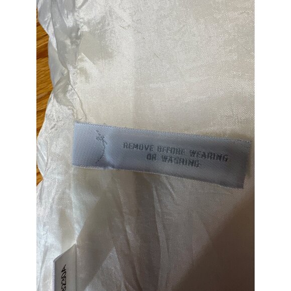 Ann Taylor Petites Ivory Button-Up Blazer With Black Piping Womens 4P - Picture 6 of 10